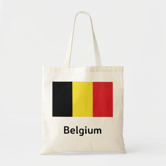 Belgische vlag tote bag (Voorkant)