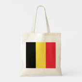 Belgische vlag tote bag (Achterkant)