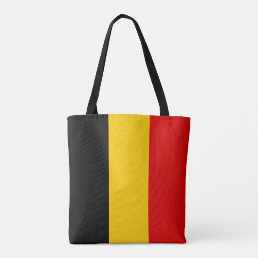 Belgische vlag tote bag (Achterkant)