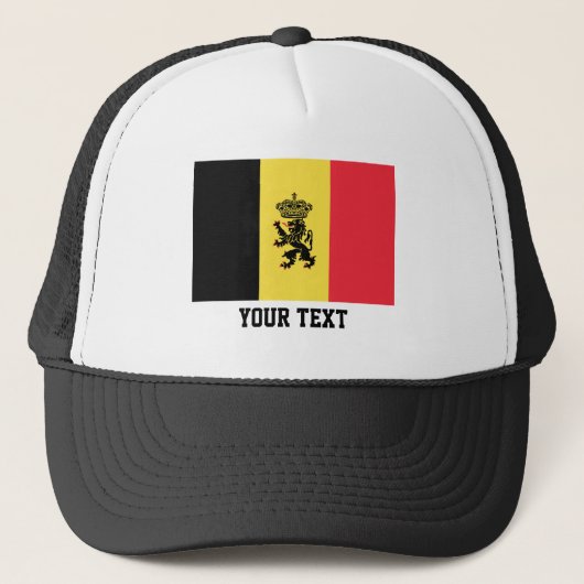 Belgische vlag trucker pet (Voorkant)