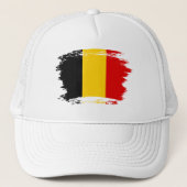 Belgische vlag trucker pet (Voorkant)