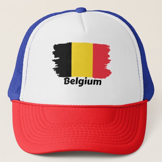 Belgische vlag trucker pet (Voorkant)