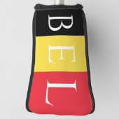 Belgische vlag van de Belgische douaneafdekking va Golfheadcover (Draai 90)