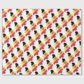 Belgische vlag verpakkingspapier cadeaupapier (Vlak)