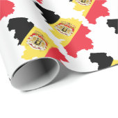 Belgische vlag verpakkingspapier cadeaupapier (Rol Hoek)