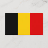 Belgische vlag visitekaartje (Voorkant)