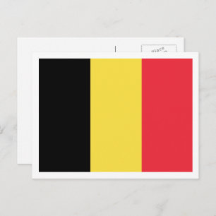 Belgische vlag, vlag van België Briefkaart