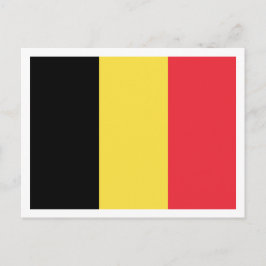 Belgische vlag, vlag van België Briefkaart