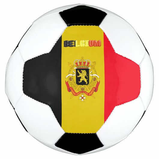 Belgische vlag voetbal (Voorkant)