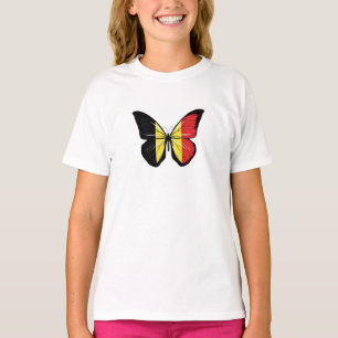 Belgische vlag voor vlinder t-shirt