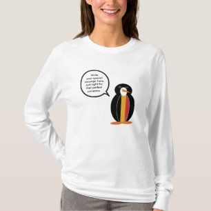 Belgische Vlag Wilde Dieren Pinguïn personaliseer  T-shirt
