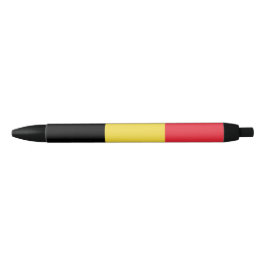 Belgische vlag zwarte inkt pen