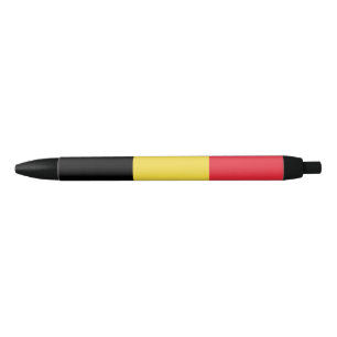 Belgische vlag zwarte inkt pen