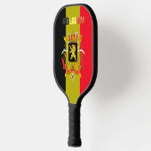 Belgische vlaggen van wapens pickleball paddle (Links)
