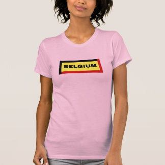 Belgische vlagkleuren t-shirt