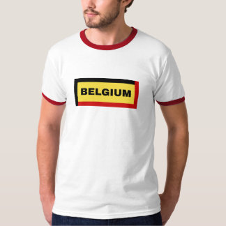 Belgische vlagkleuren t-shirt