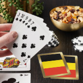 Belgische vlagspelkaarten pokerkaarten (Insitu)