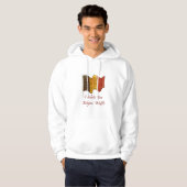 Belgische wafel hoodie (Voorkant volledig)