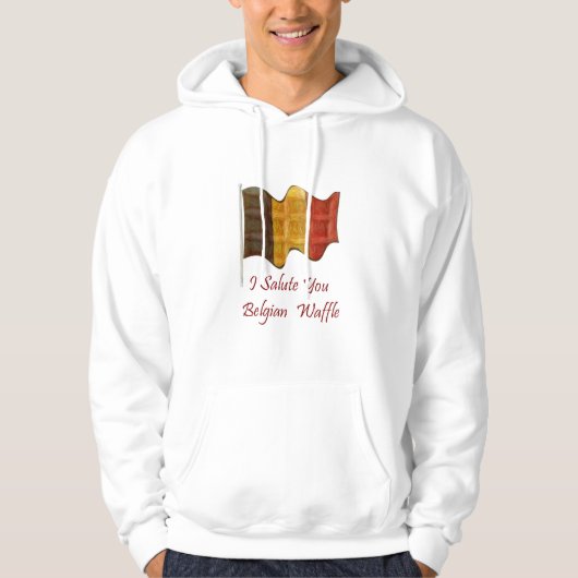Belgische wafel hoodie (Voorkant)
