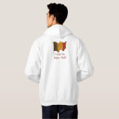 Belgische wafel hoodie (Achterkant volledig)