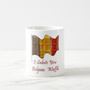 Belgische wafel magische mok