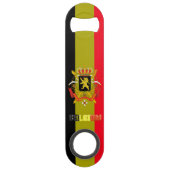 Belgische wapenschild speed flessenopener (Achterkant)