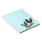 Belgische Watermaal krielkippen Notitieblok (Schuin)