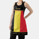 Belgium Chefs Schort, Belgian Flag Schort (Insitu)