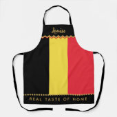Belgium Chefs Schort, Belgian Flag Schort (Voorkant)