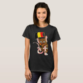 Belgium Fan Mouse T-shirt (Voorkant volledig)