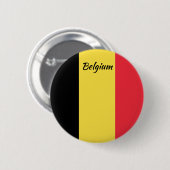 Belgium Flag Round Button (Voorkant /achterkant)