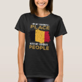 Belgium flag t-shirt (Voorkant)