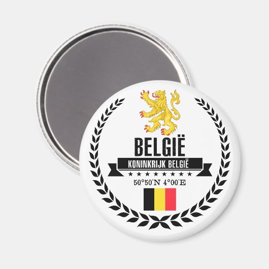 Belgium Magneet (Voorkant / Achterkant)