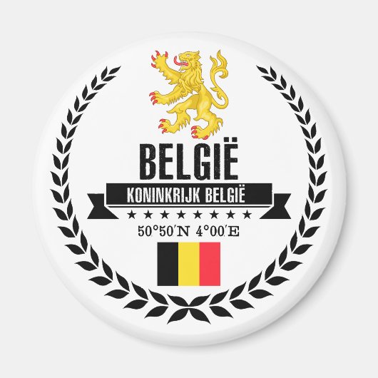 Belgium Magneet (Voorkant)