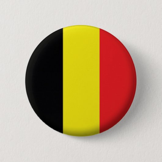 BELGIUM PIN BACK BADGE RONDE BUTTON 5,7 CM (Voorkant)
