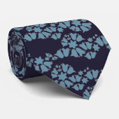 belgolblauwe gordel voor de marine stropdas (Opgerold)