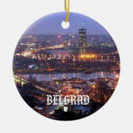 Belgrad Servië Circle Ornament