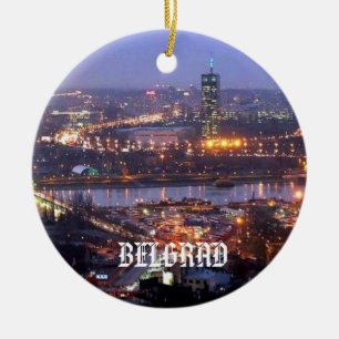 Belgrad Servië Circle Ornament