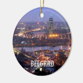 Belgrad Servië Circle Ornament (Links)