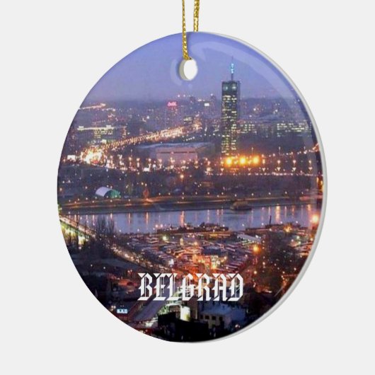 Belgrad Servië Circle Ornament (Links)