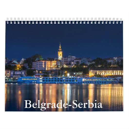 Belgrade-Serbia Calendar Kalender (Hoes)