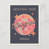 Belgrado Beograd Servië retro groeten Briefkaart (Voorkant)