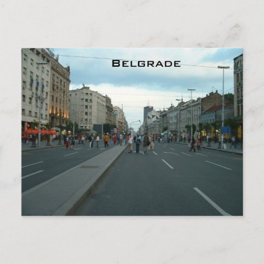 Belgrado Briefkaart (Voorkant)