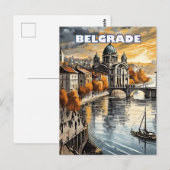 Belgrado, Contrasthoofdstad Briefkaart (Voorkant / Achterkant)