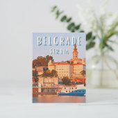 Belgrado, cultureel kruispunt op de Balkan Briefkaart (Staand voorkant)