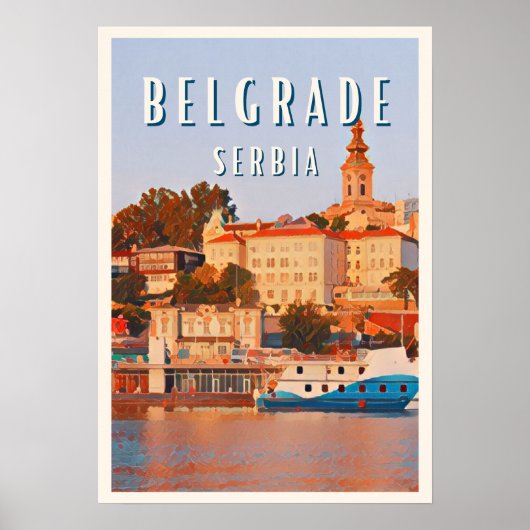 Belgrado, cultureel kruispunt op de Balkan Poster (Voorkant)