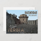 Belgrado, Kalemegdan, Servië - Bezoek Servië... Briefkaart (Voorkant / Achterkant)