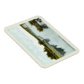 Belgrado Lake, Maine 1910  stijl magneet (Rechterzijde)