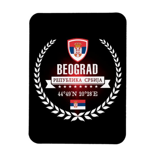 Belgrado Magneet (Verticaal)