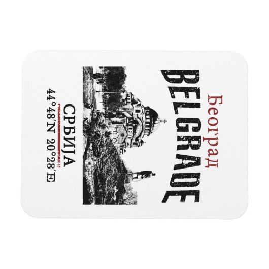 Belgrado Magneet (Horizontaal)